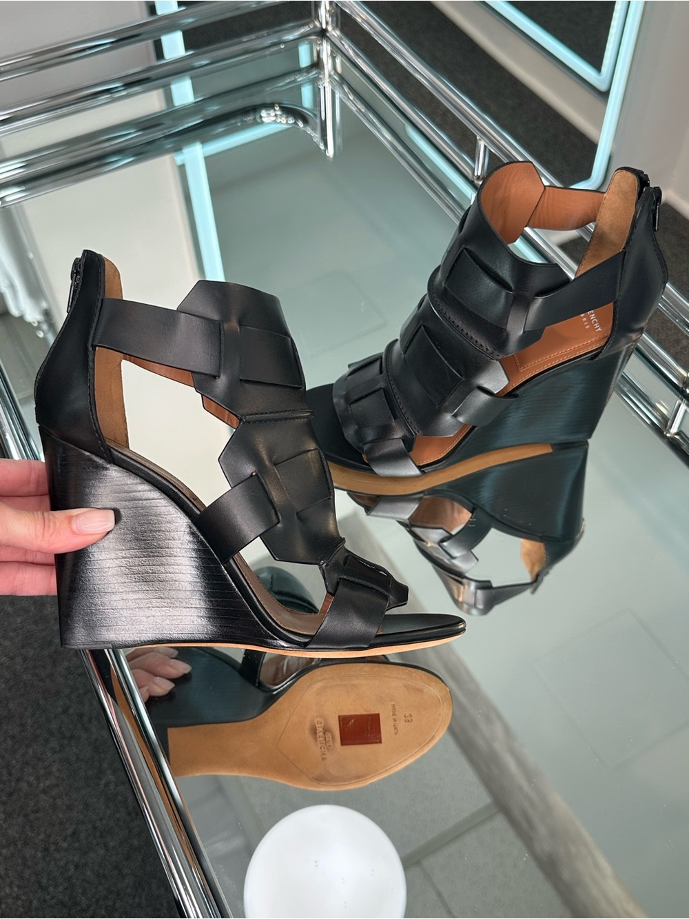 Givenchy Rojda Gladiator Wedge